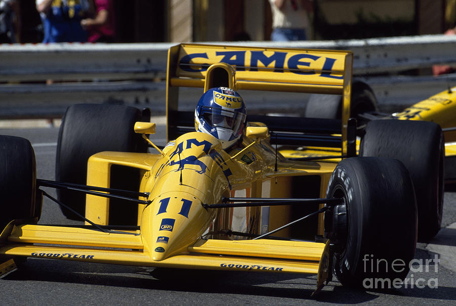 Derek Warwick. 1990 Monaco Grand Prix Photograph by Oleg Konin