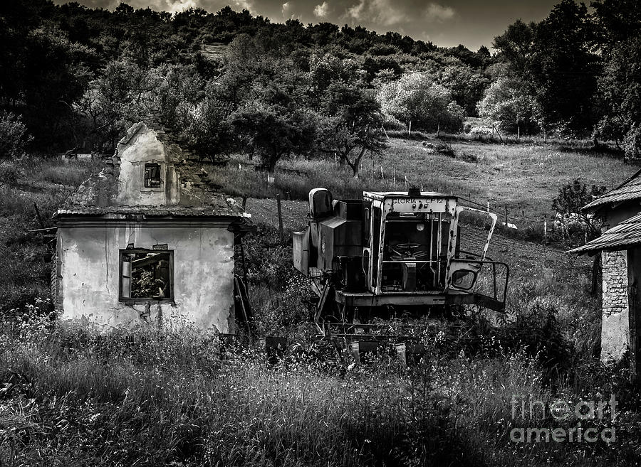 Derelict Farm, Transylvania Photograph by Perry Rodriguez