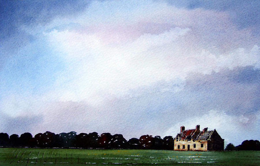Derelict Farmhouse near Malton Painting by Paul Dene Marlor