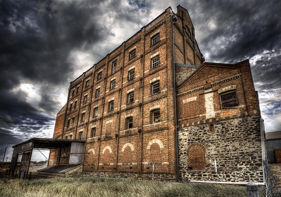 Derelict Flour Mill Photograph by Wayne Sherriff