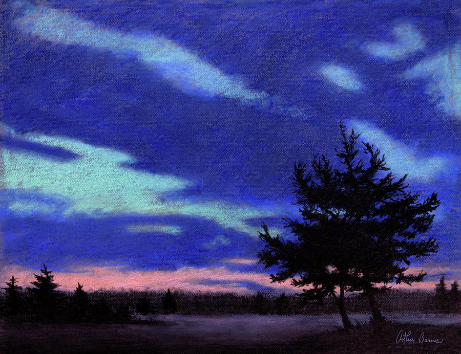 Descending Darkness Painting by Arthur Barnes
