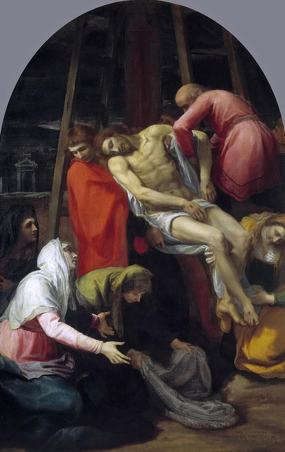 Jesus Christ Painting - Descent from the Cross by Bartolomeo Carducci