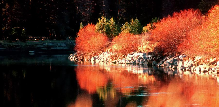 Deschutes River Reflections 13026 Photograph by Jerry Sodorff
