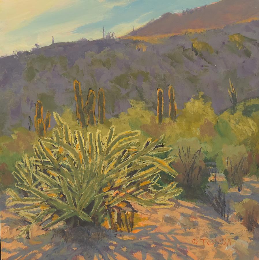 Desert Afternoon  Painting by Bill Tomsa