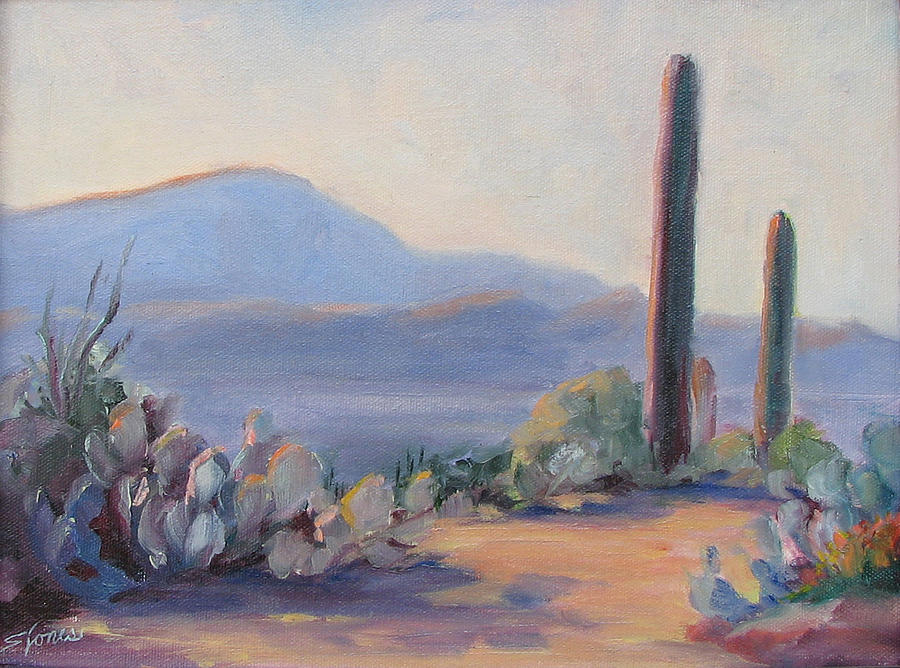 Desert Afternoon Painting by Shari Jones