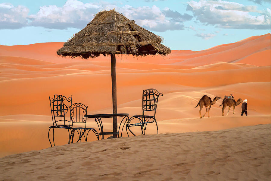 Desert Cafe Photograph by Lindley Johnson