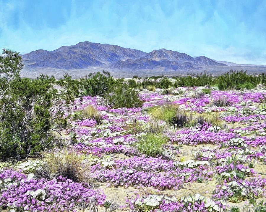 Desert California, Nbr 2A Painting by Will Barger