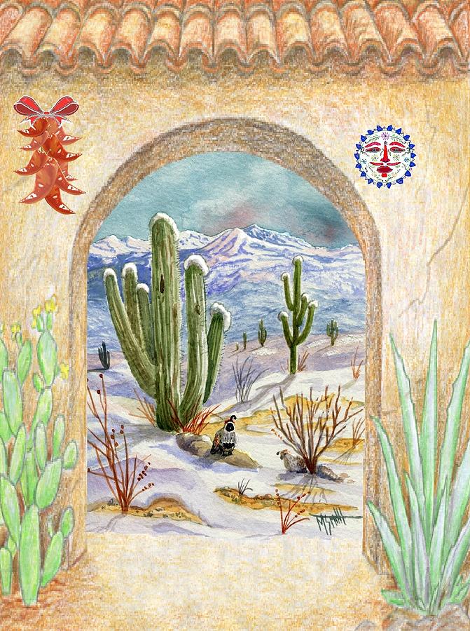 Desert Christmas Digital Art by Marilyn Smith