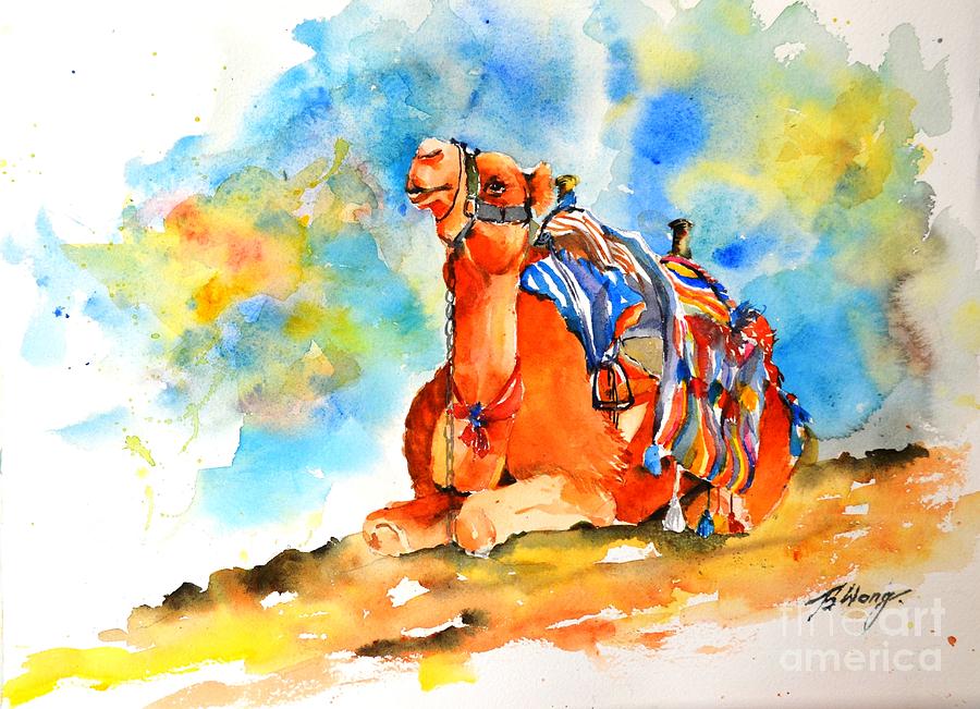 Desert comfort Painting by Betty M M Wong