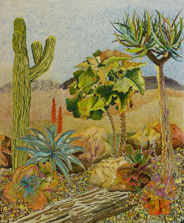 Desert Decor  Painting by Karen Merry