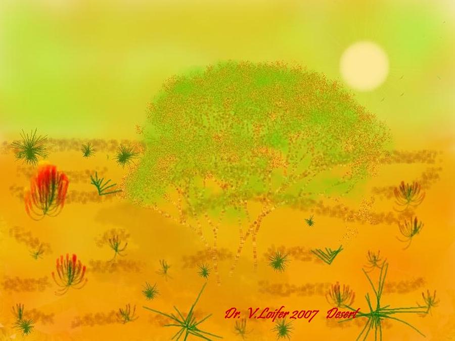 Desert Digital Art by Dr Loifer Vladimir