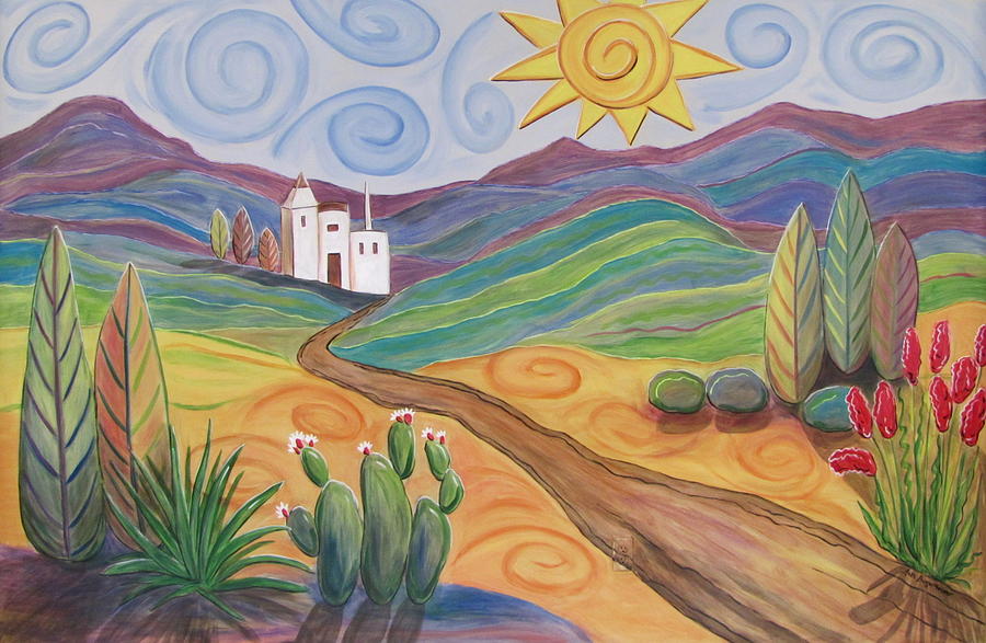 Desert Dreams Painting by Anita Burgermeister