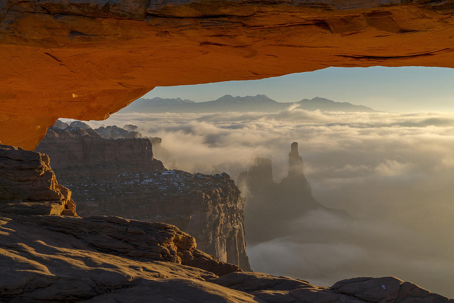 Mountain Photograph - Desert Fog by Dustin LeFevre
