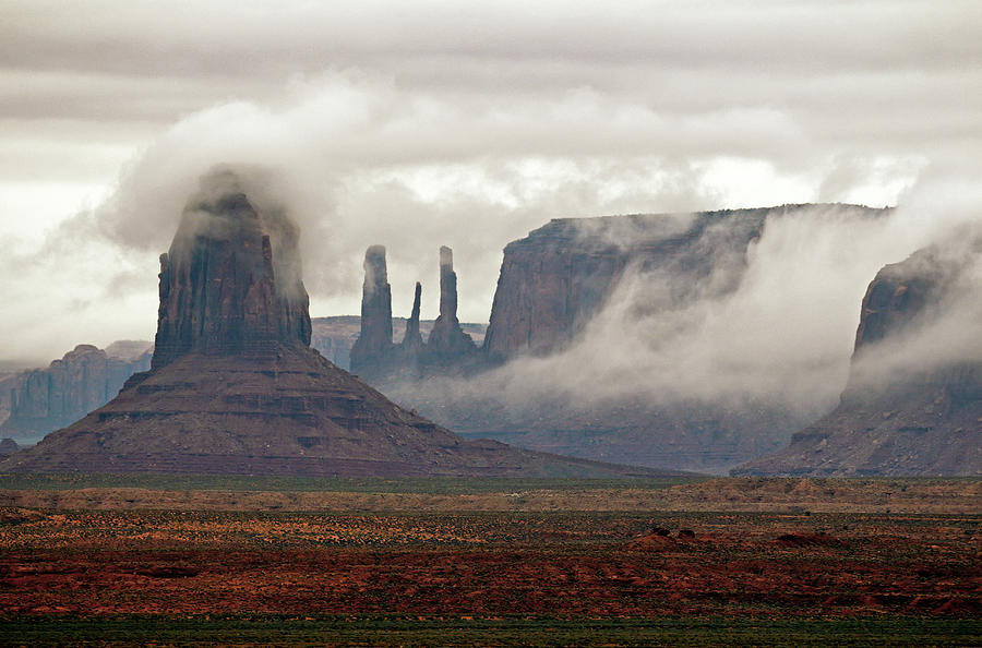 Desert Fog Photograph by Nicholas Blackwell