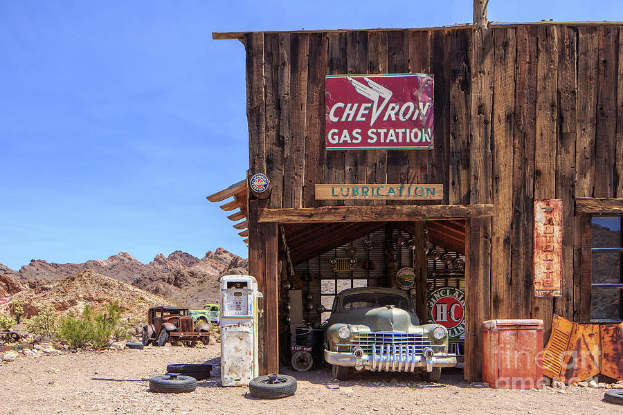 Desert Gas Station Eldorado Canyon Photograph by Edward Fielding