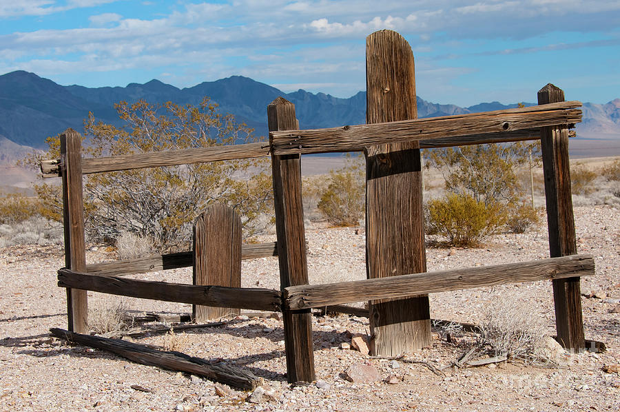 Desert Grave Site Photograph by Bob Phillips