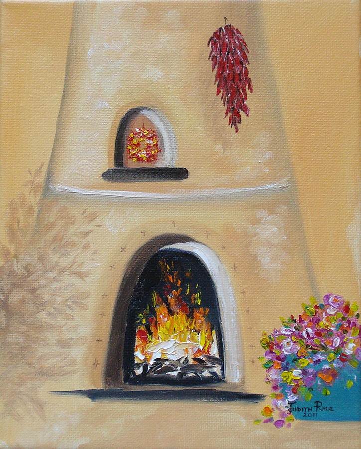 Desert Heat Painting by Judith Rhue