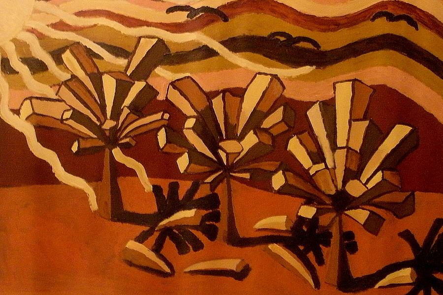 Desert heat Painting by Mats Eriksson