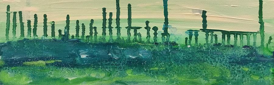 Desert Horizon Painting by Carrie Godwin