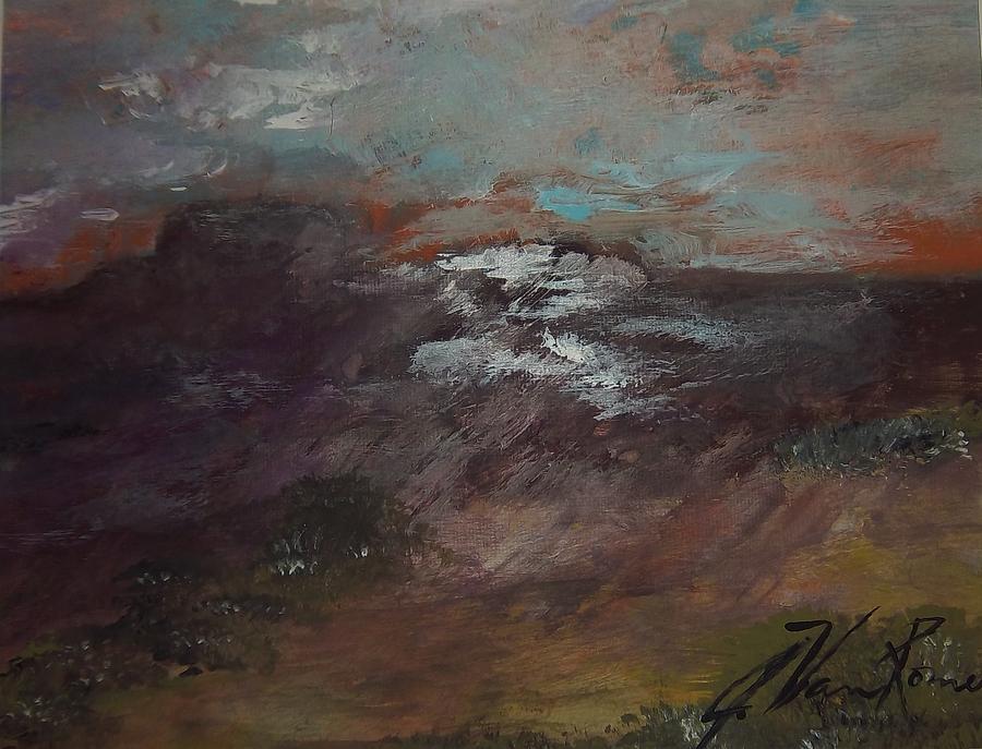 Desert Horizon Painting by Jim Van Romer