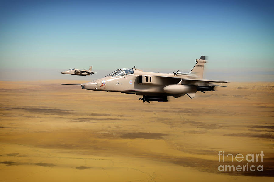Desert Jags Digital Art by Airpower Art