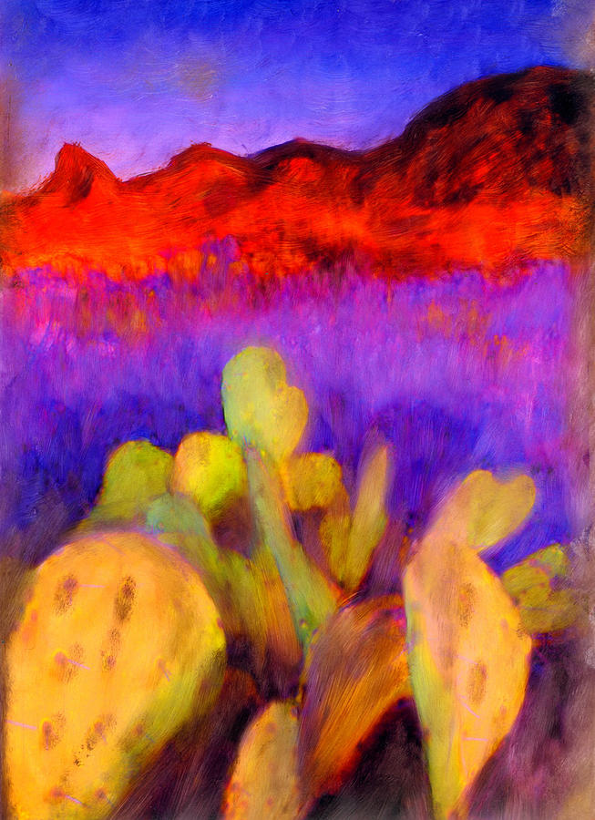 Desert Life Painting by FeatherStone Studio Julie A Miller