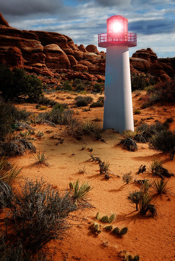 Desert Lighthouse by Harry Spitz Desert Lighthouse by Harry Spitz