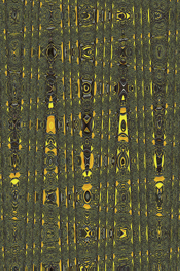Desert Marigold Flower Abstract Digital Art by Tom Janca