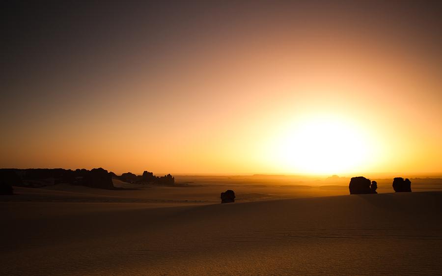 Sunset Digital Art - Desert by Maye Loeser