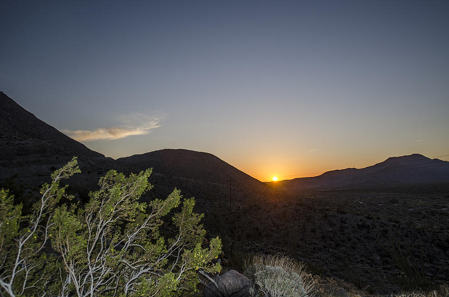 Desert Mountain Sunrise Photograph by William Bitman