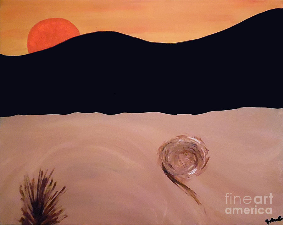 Desert Nights Painting by Jilian Cramb - AMothersFineArt