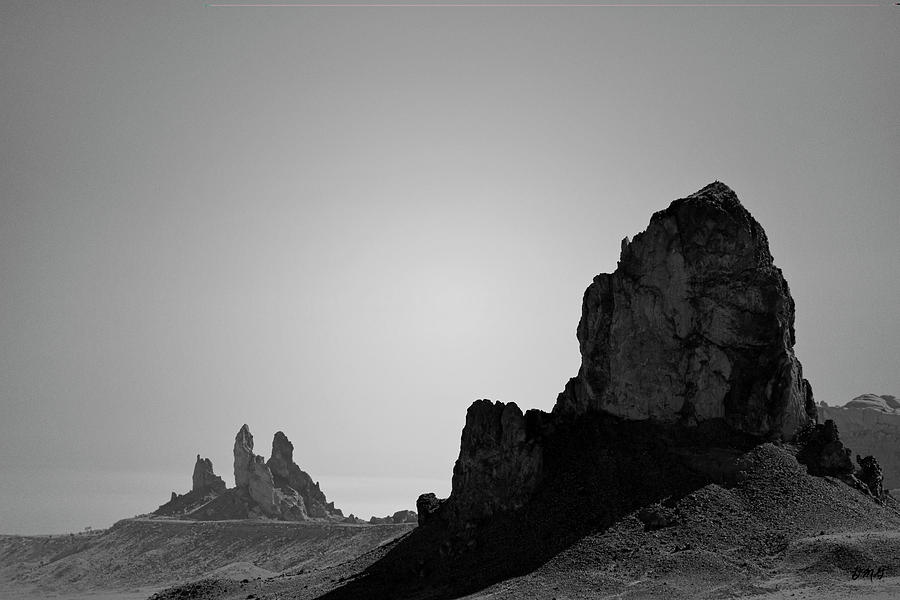 Desert Pinnacles I BW Photograph by David Gordon