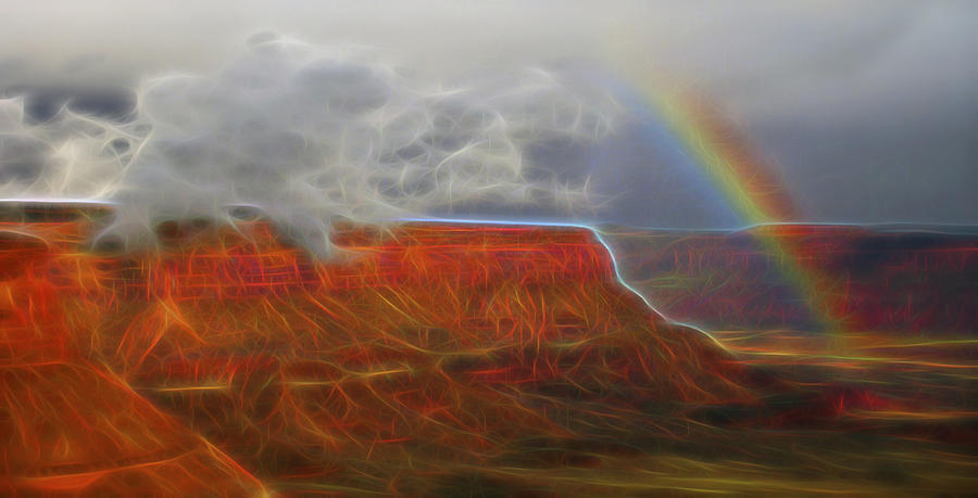 Desert Rainbow Digital Art by William Horden