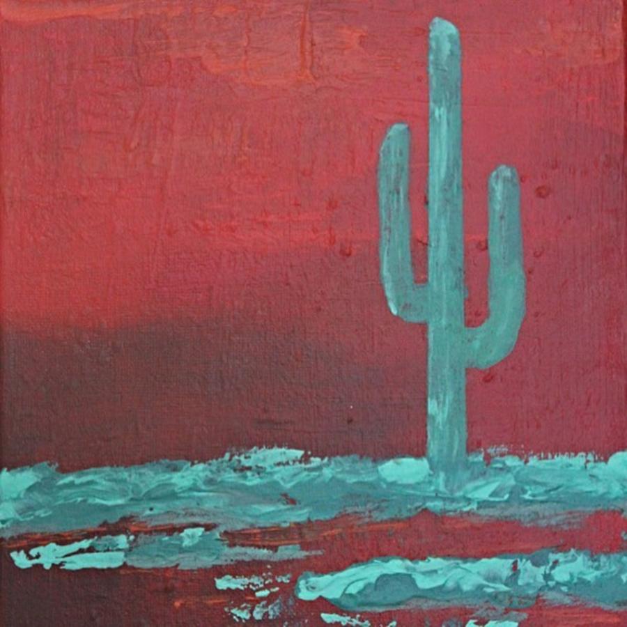 Desert Photograph - Desert Red - An Abstract Experiment In by April Burton