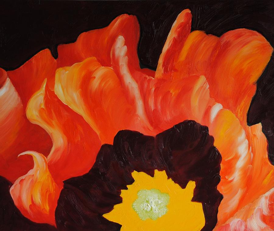 Abstract Painting - Desert Rose by John Johnson