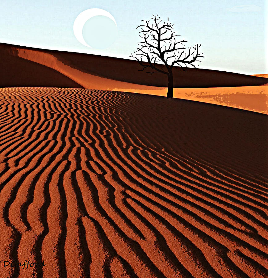 Desert Sand Painting by Dave Gafford - Pixels