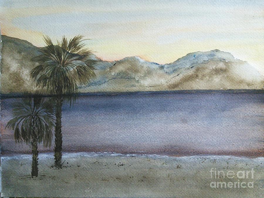 Desert Sea Painting by Susan Nielsen