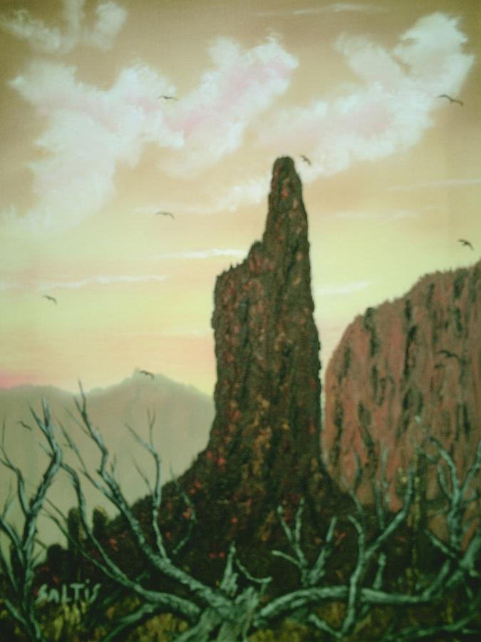 Desert Sentinel Painting by Jim Saltis