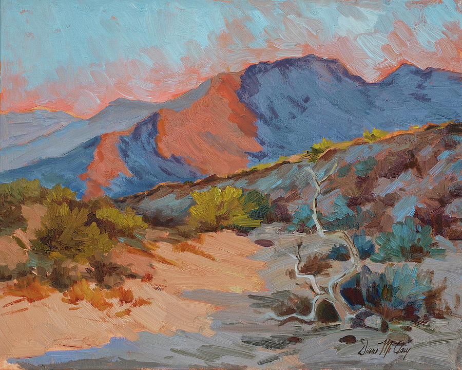 Desert Shadows Painting by Diane McClary