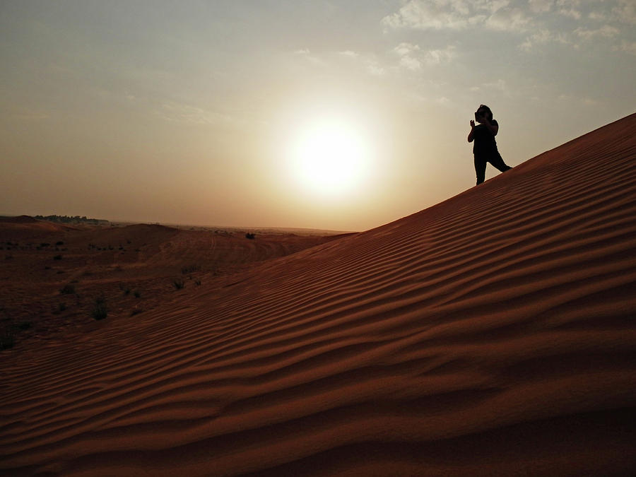 Desert Silhouette Photograph by Pema Hou