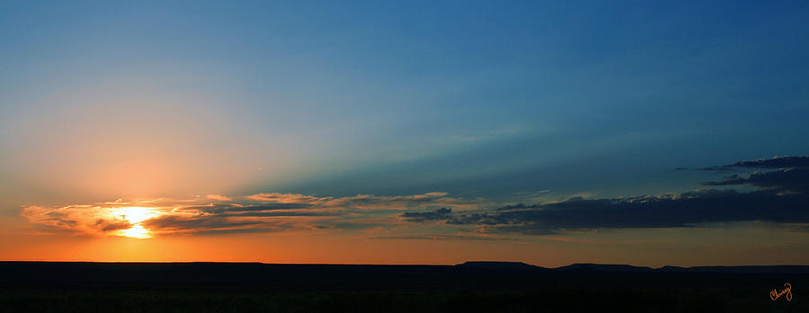 Sunset Photograph - Desert Sky by Chrissy Skeltis