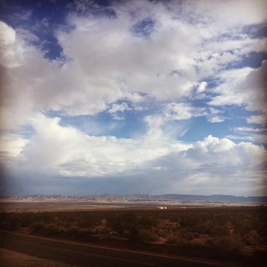 Desert Photograph - Desert Sky. #mojave #sanbernardino by Alex Snay