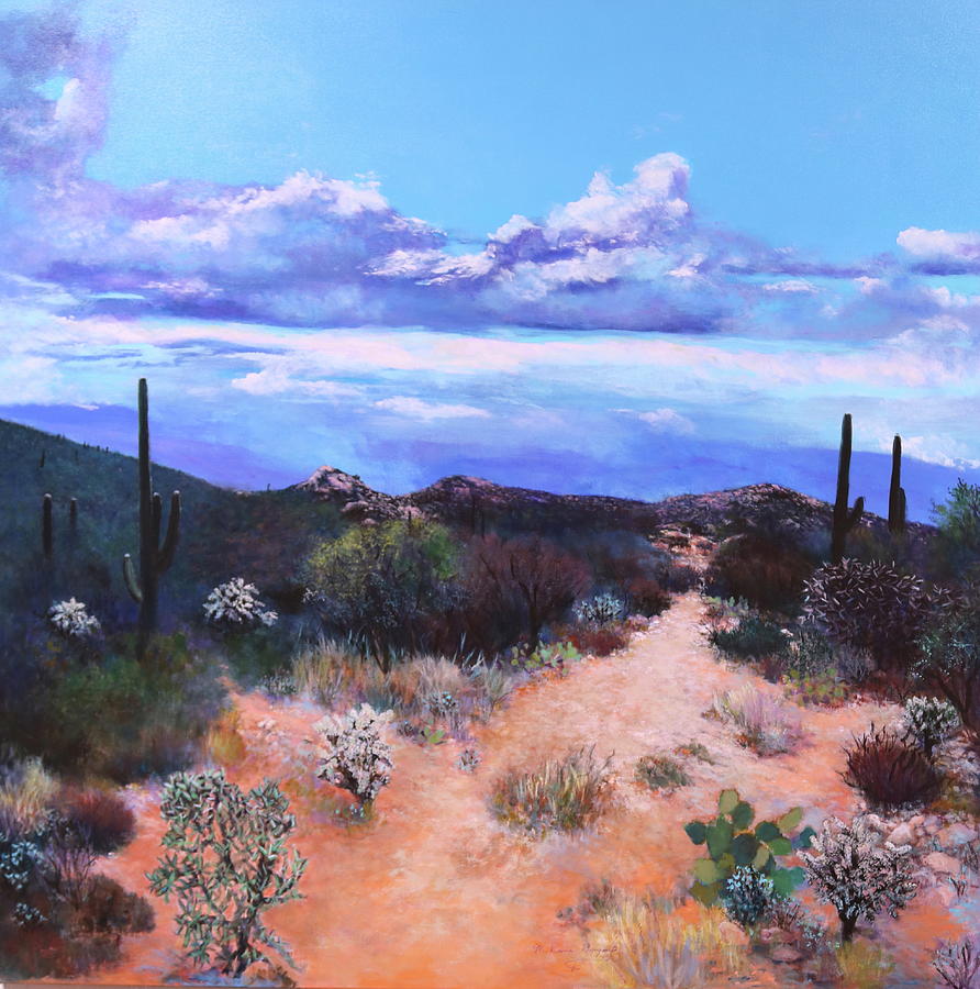 Desert Solitude 2 Painting by M Diane Bonaparte