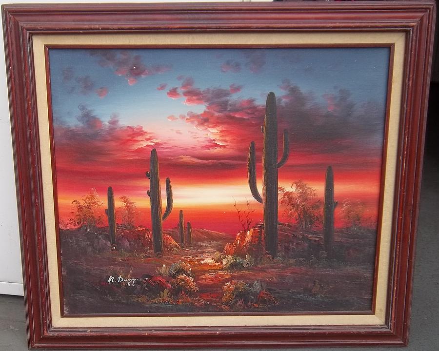 Desert South Painting by B Duggan