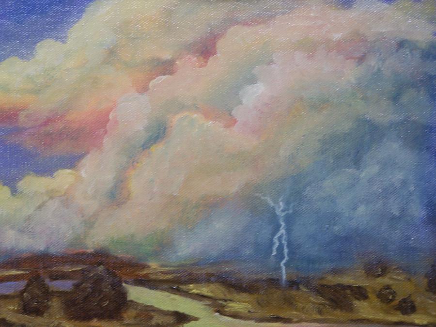 Desert Storm Painting by Charles Vaughn