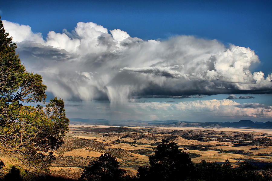 Desert Photograph - Desert Storm Clouds by Farol Tomson