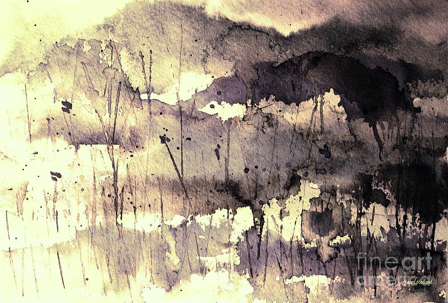 A Desert Storm Painting by Hazel Holland
