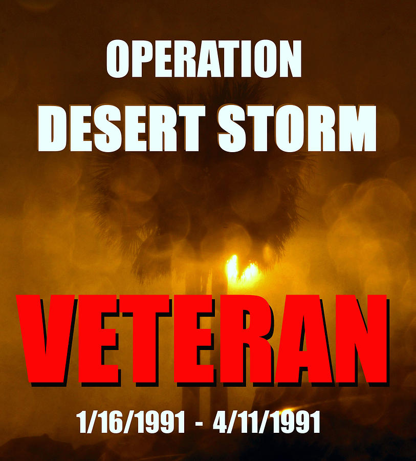 Desert Storm Vet phone case work Photograph by David Lee Thompson