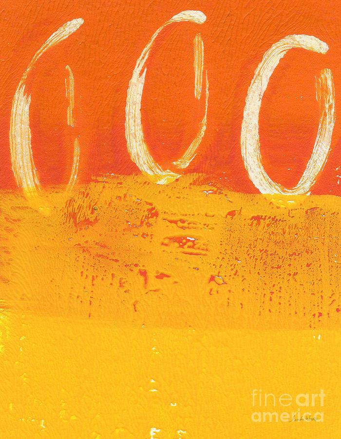 Abstract Painting - Desert Sun by Linda Woods Abstract Painting - Desert Sun by Linda Woods
