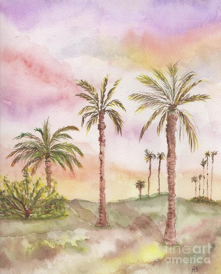 Desert sunset by Andrea Shuttleworth Desert sunset by Andrea Shuttleworth